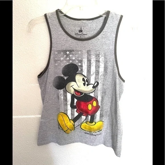 DISNEY PARKS Mickey Mouse tank T-shirt size XL - Picture 1 of 5
